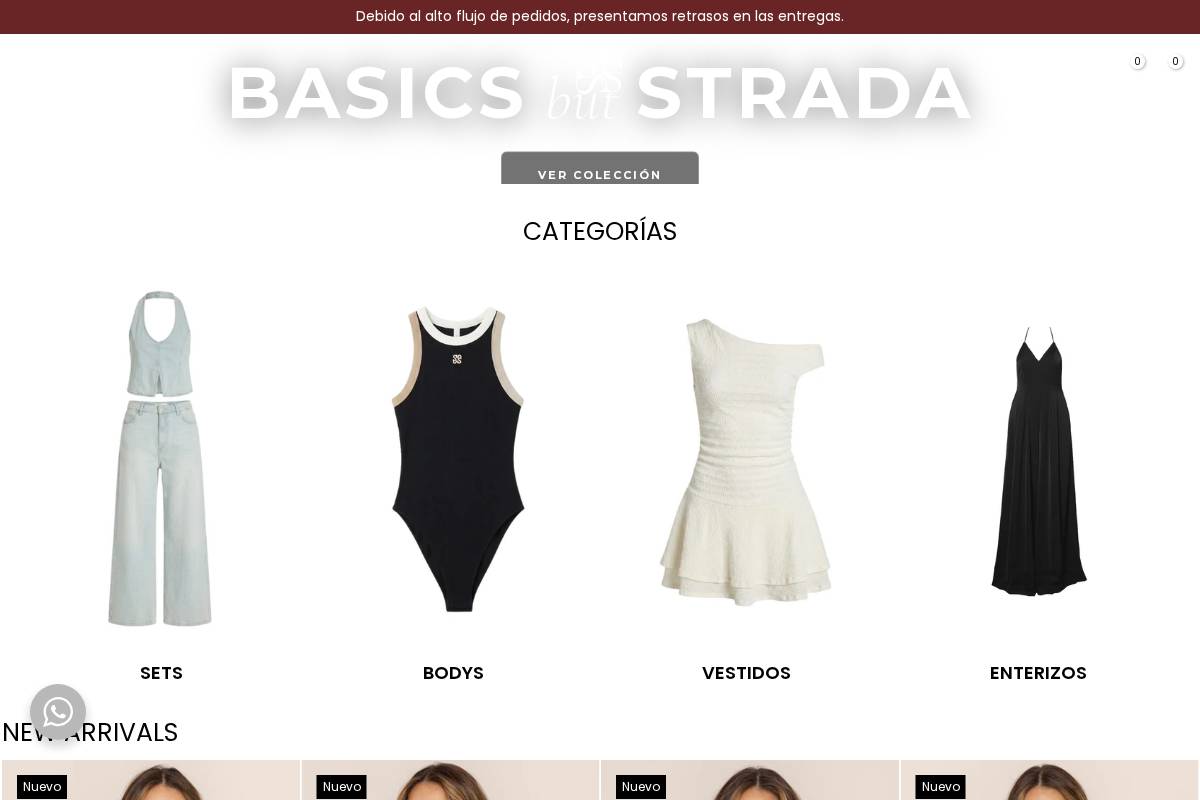 stradabrand.co homepage screenshot
