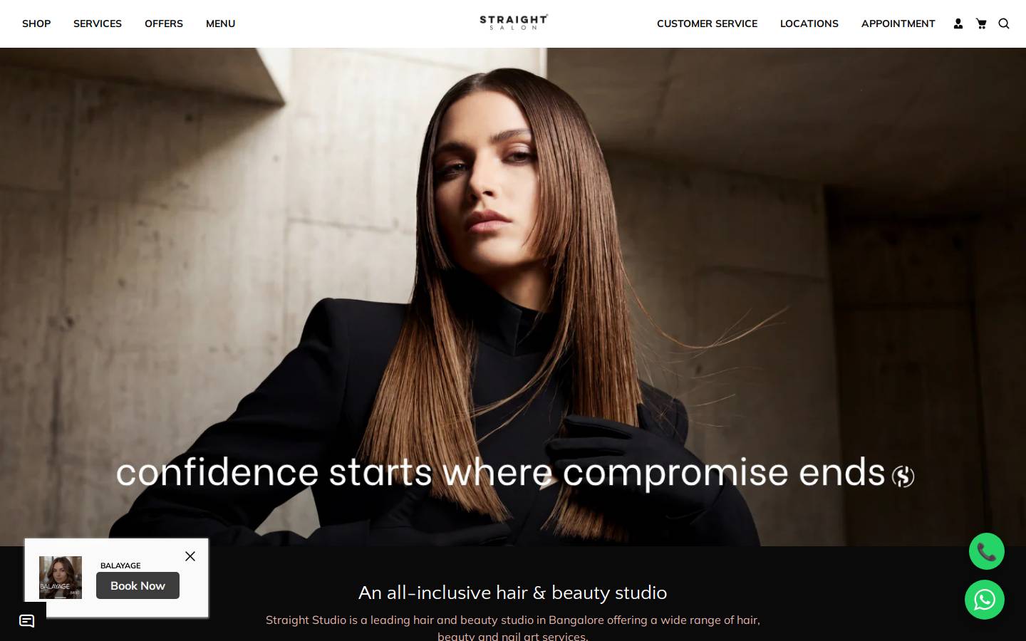straight-studio.com homepage screenshot