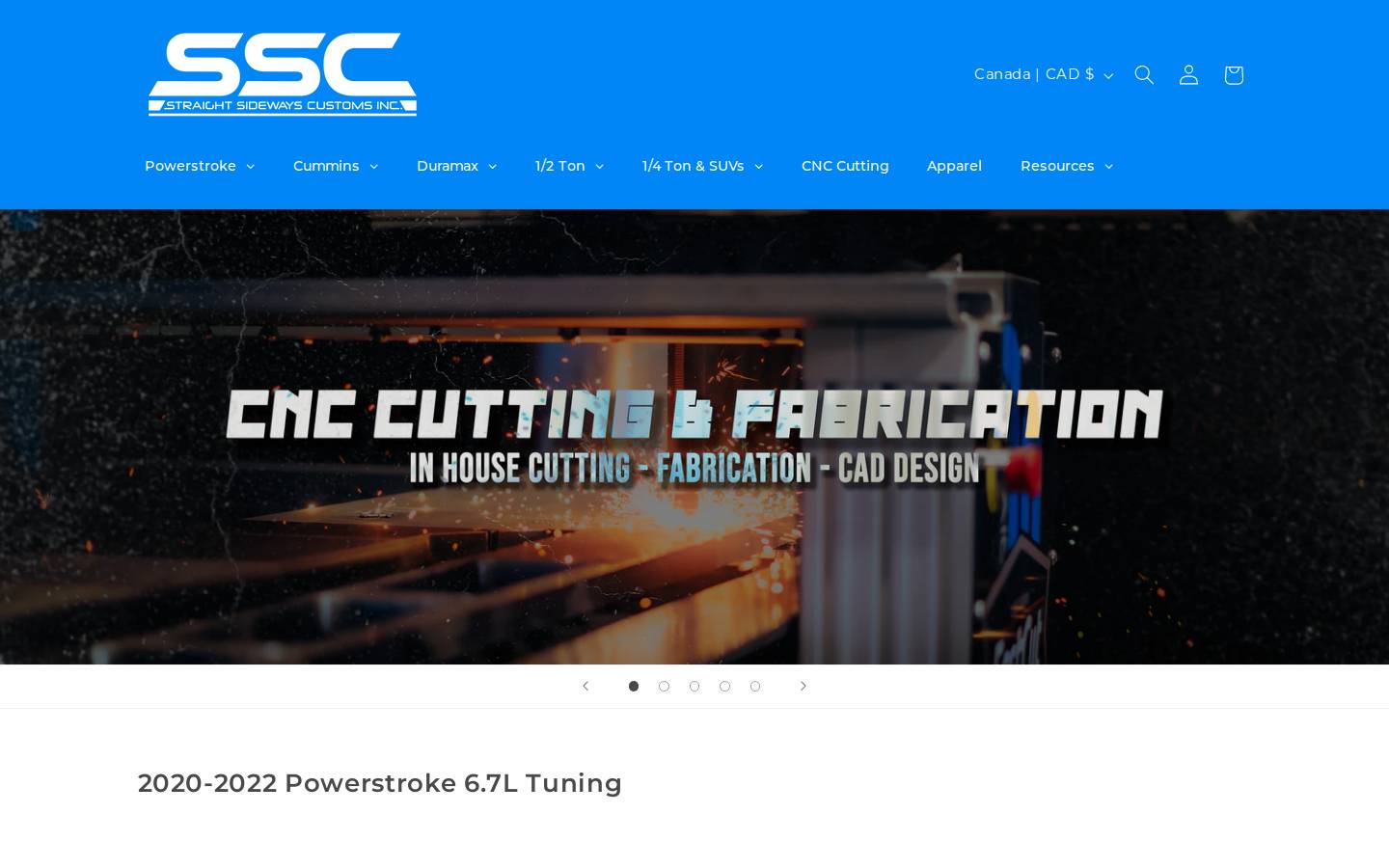 straightsideways.ca homepage screenshot