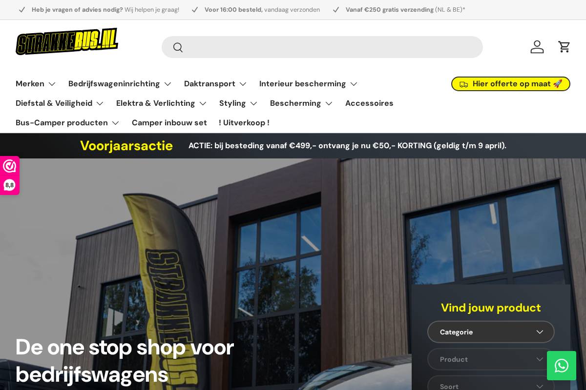 strakkebus.nl homepage screenshot