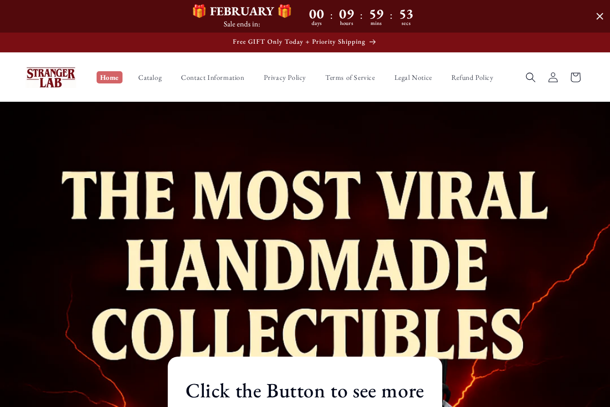 StrangerLab homepage screenshot