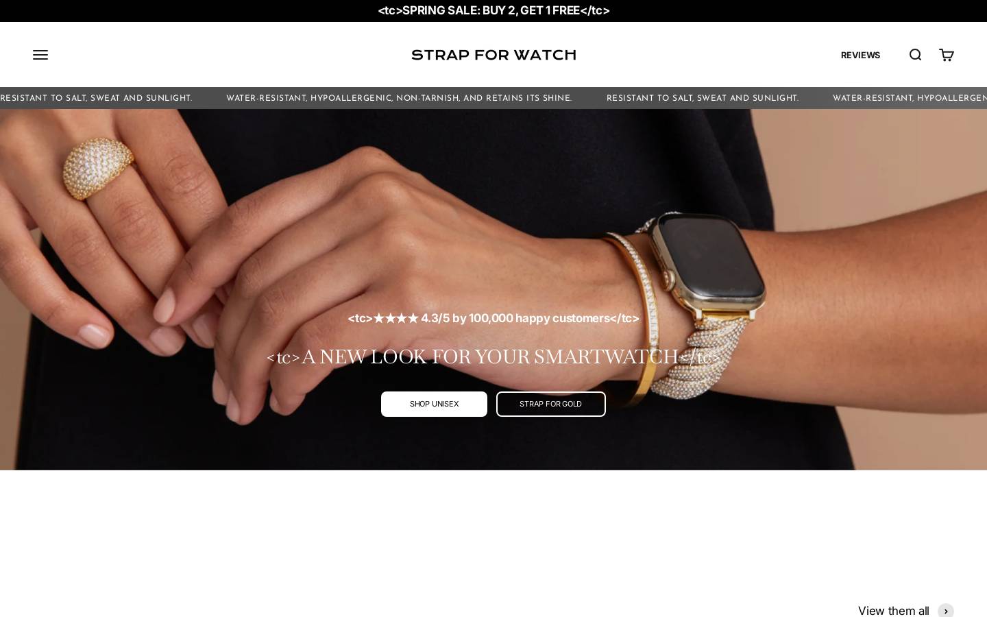 strapforwatch.com homepage screenshot