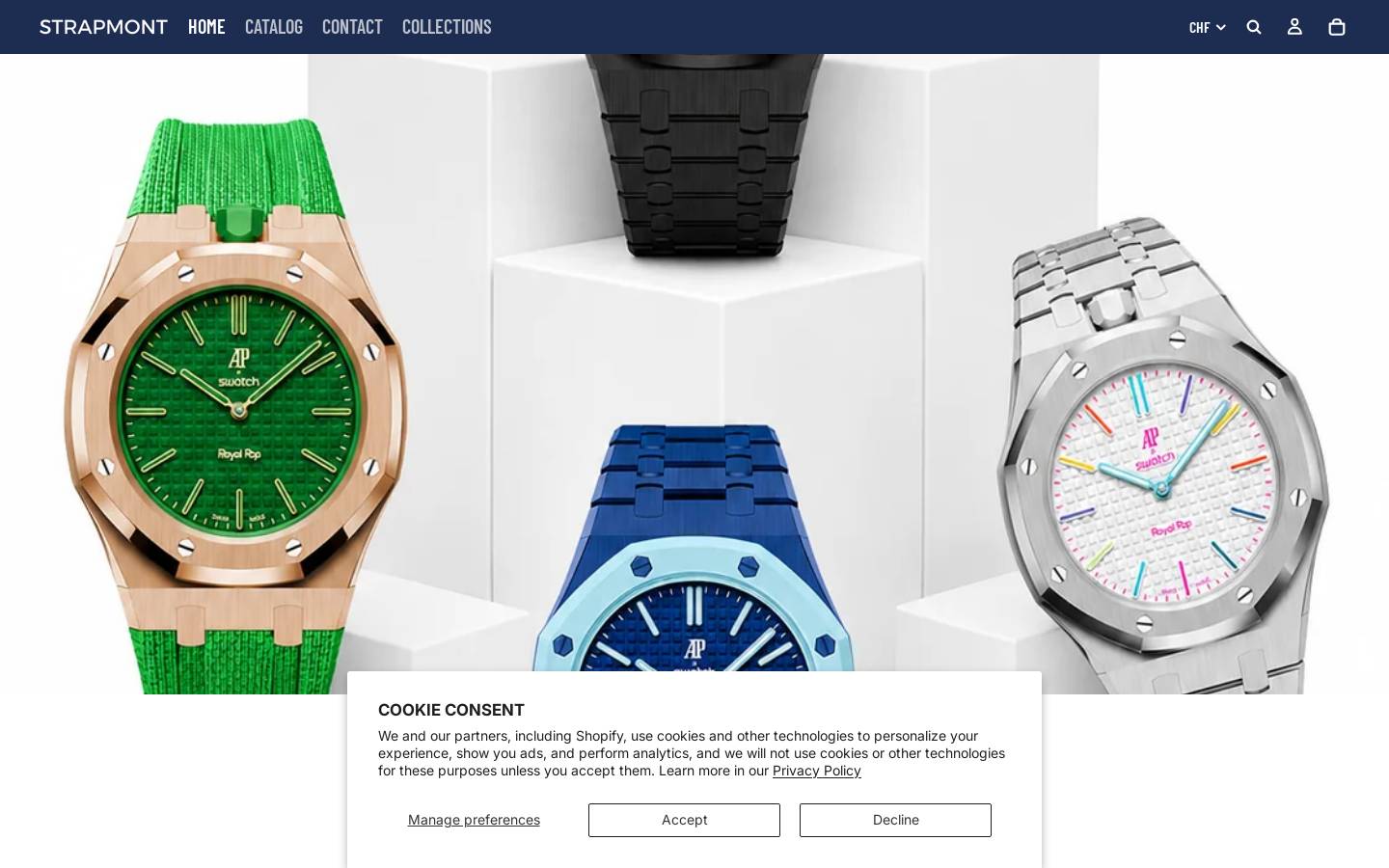 Strapmont homepage screenshot