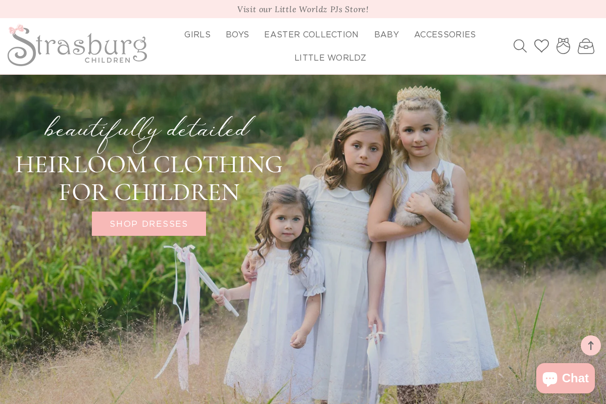 strasburgchildrens.com homepage screenshot