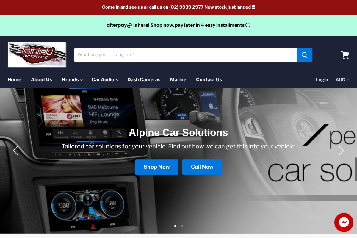 Strathfield Brookvale homepage screenshot