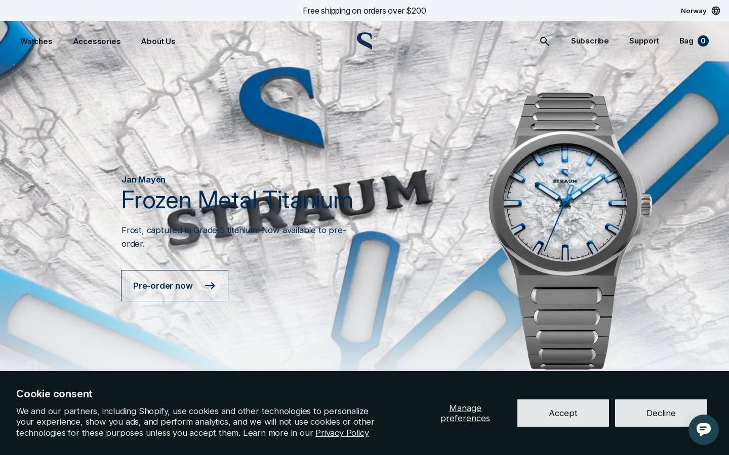 straum.co homepage screenshot
