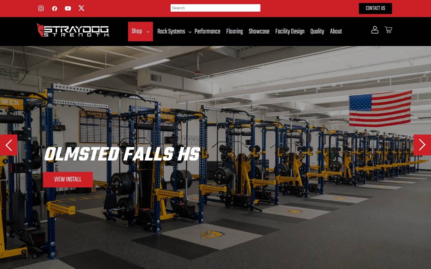 straydogstrength.com homepage screenshot