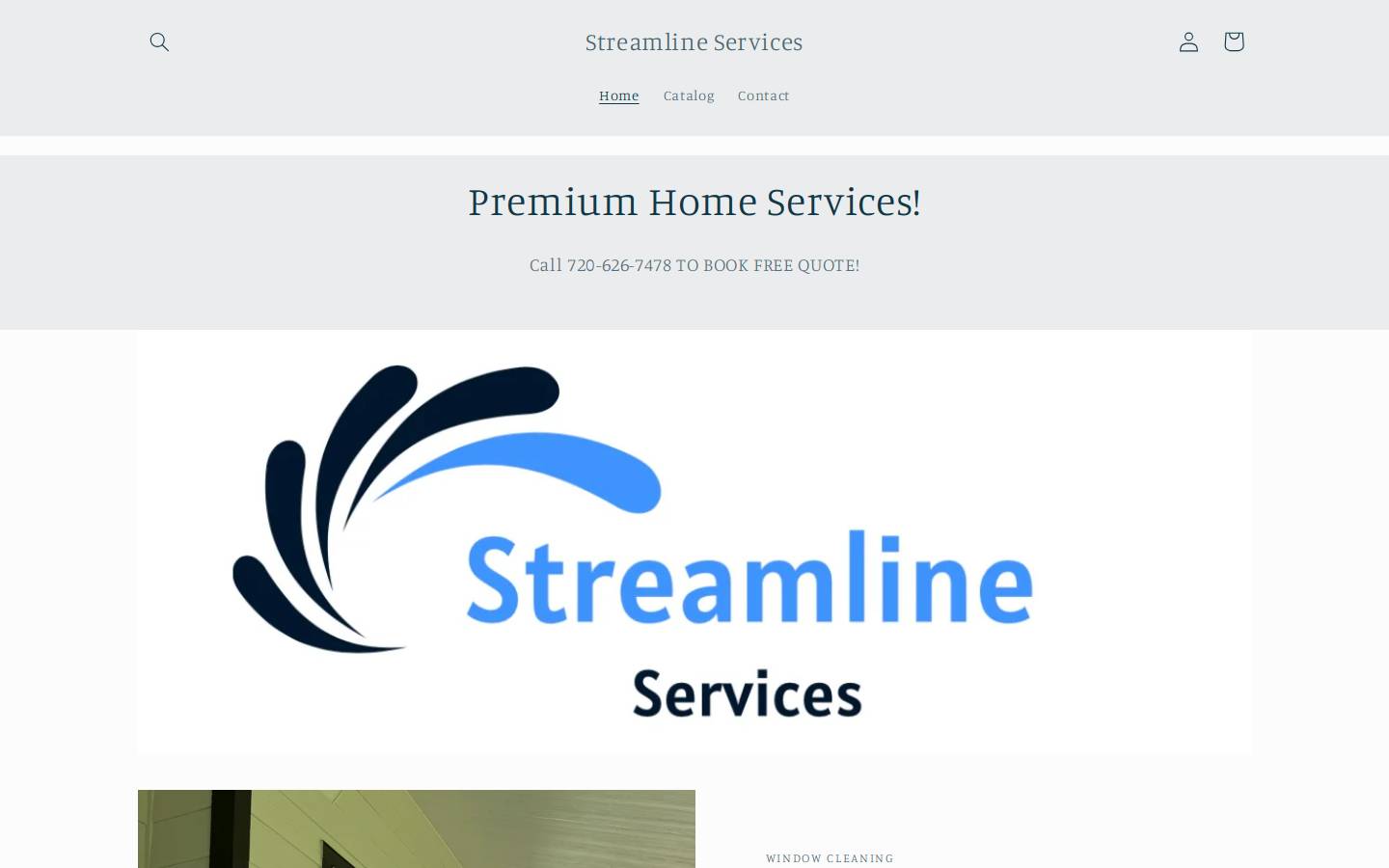 streamlineservices.org homepage screenshot