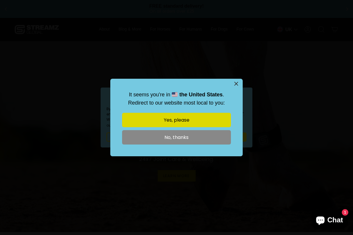 streamz-global.com homepage screenshot