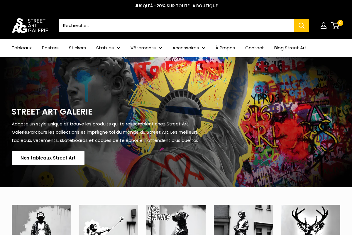 Street Art Galerie homepage screenshot