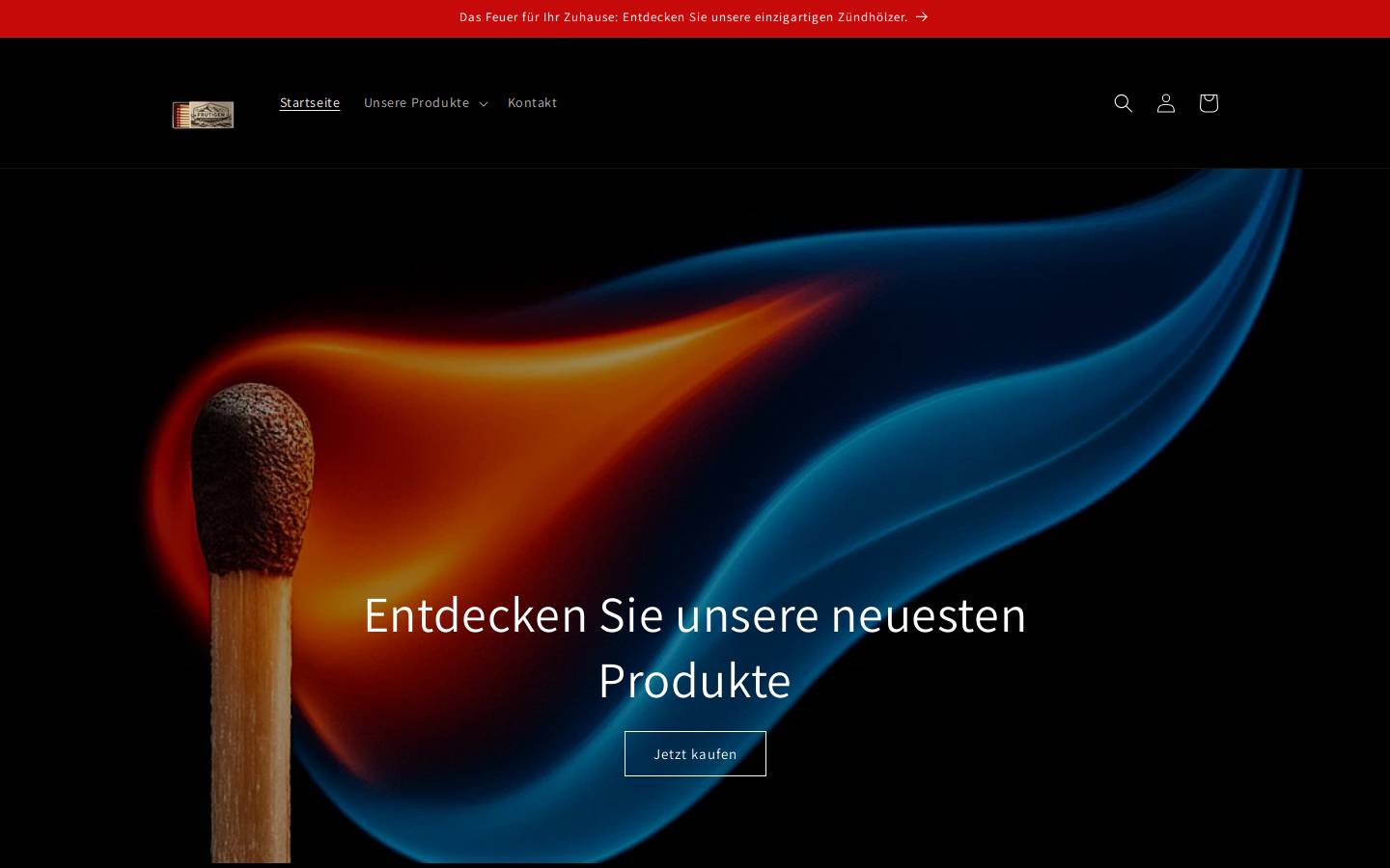 streichhoelzer.ch homepage screenshot