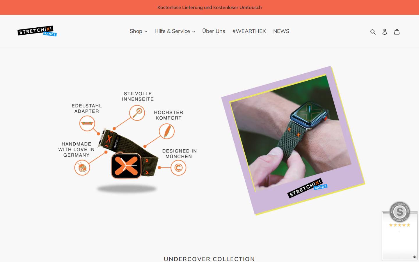 stretchix.de homepage screenshot