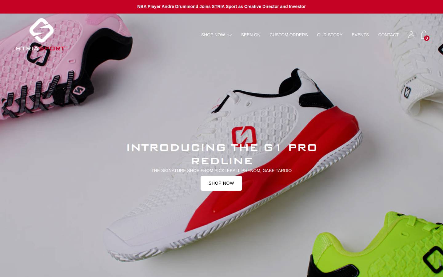 striasport.com homepage screenshot