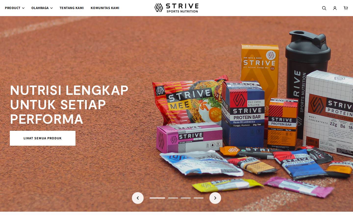 striveindonesia.com homepage screenshot