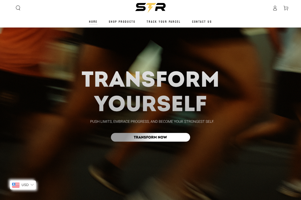 Striviks homepage screenshot