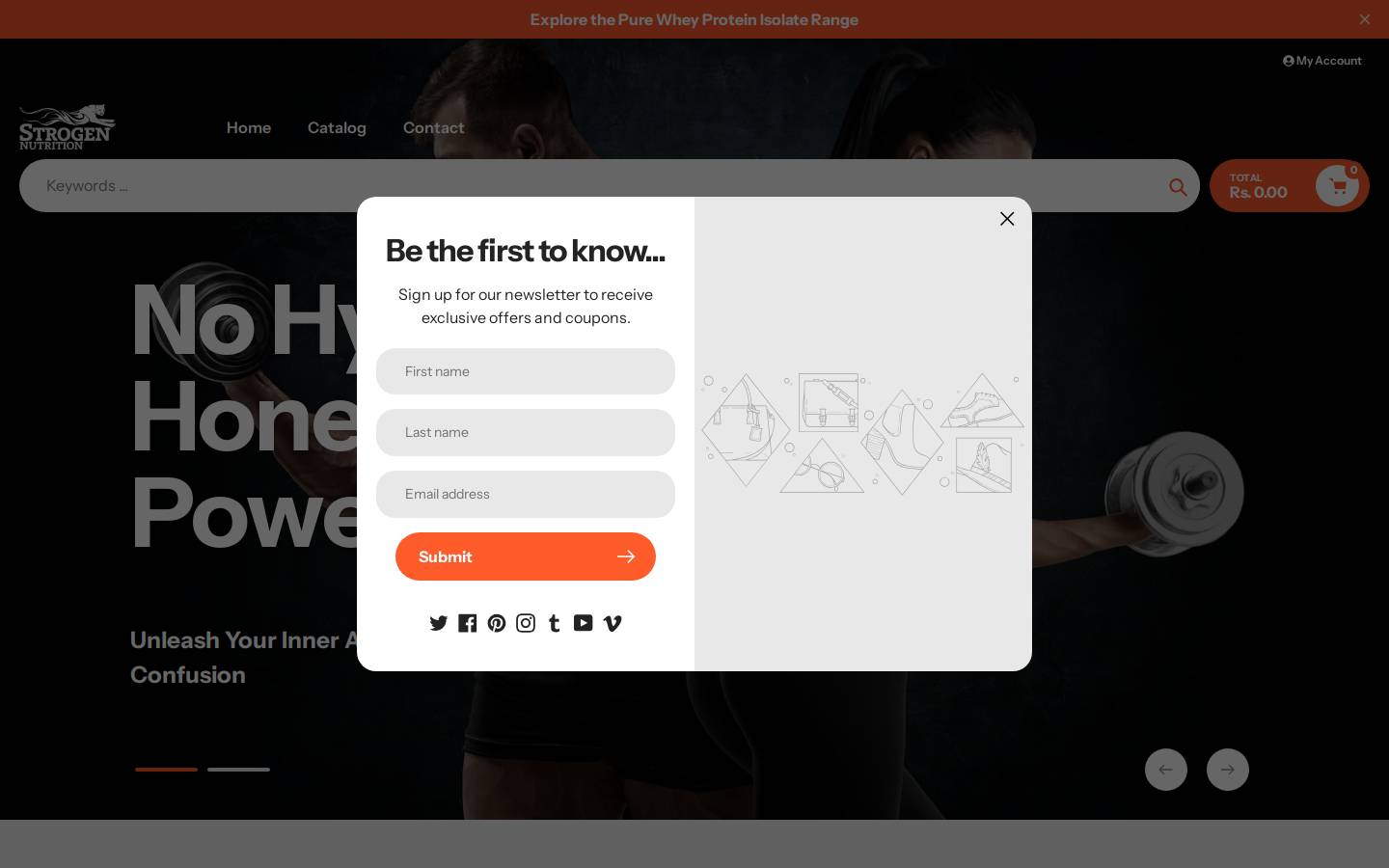 strogen.in homepage screenshot