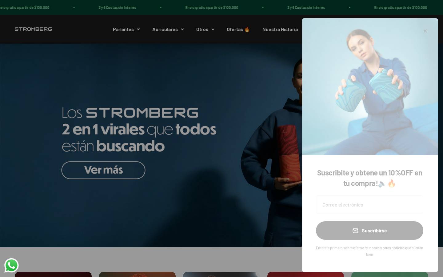 stromberg.com.ar homepage screenshot