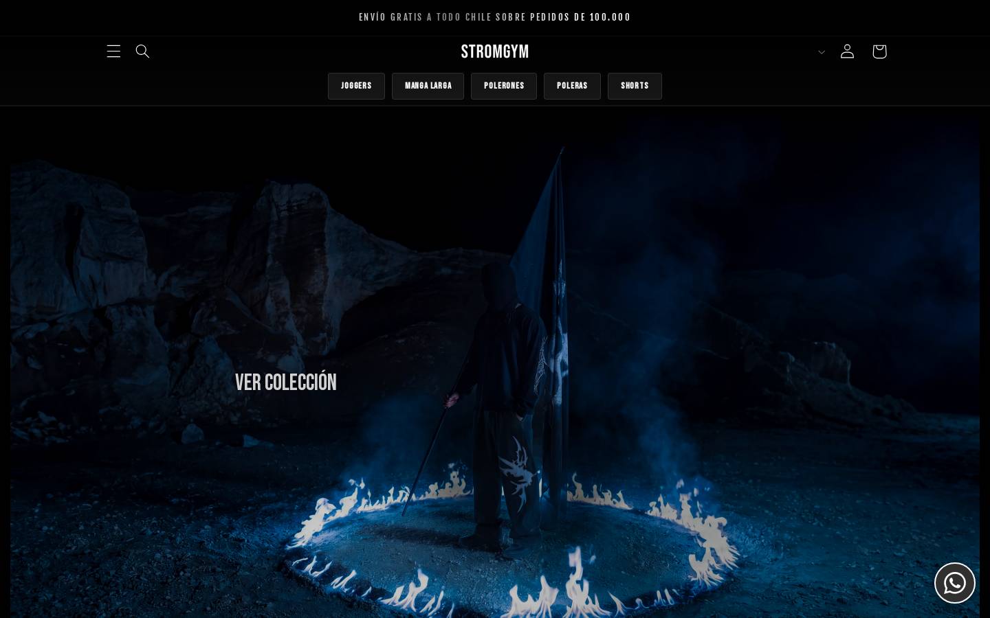 stromgym.cl homepage screenshot