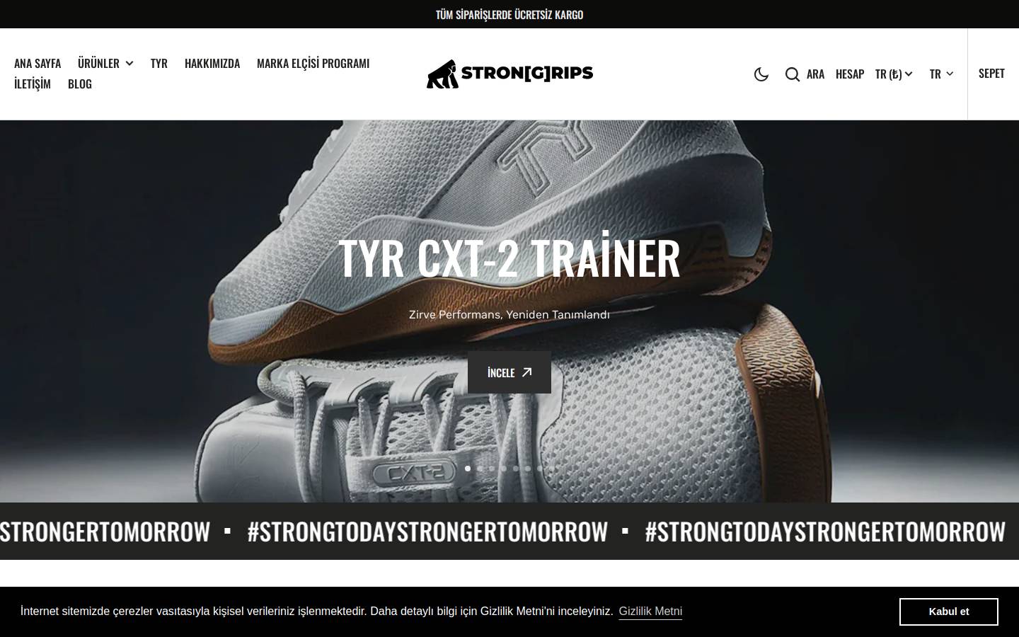strongrips.com homepage screenshot