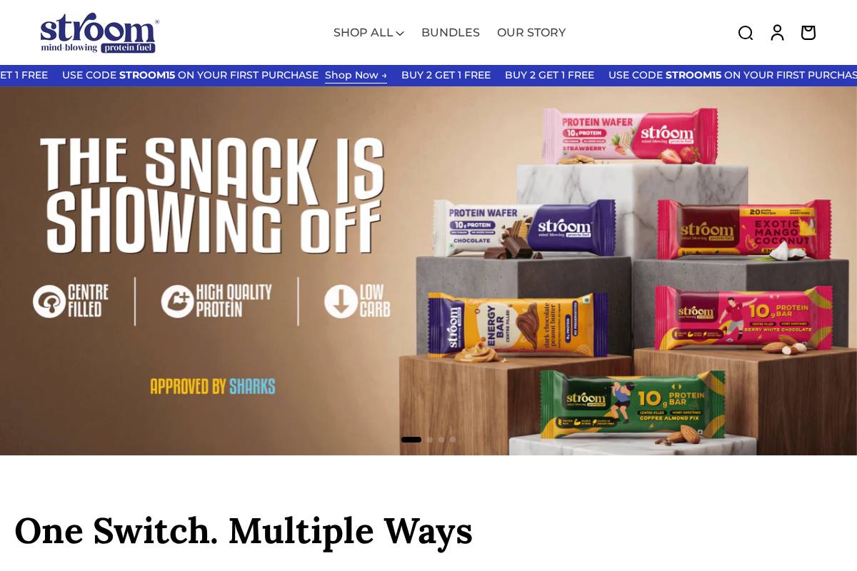 stroom.in homepage screenshot