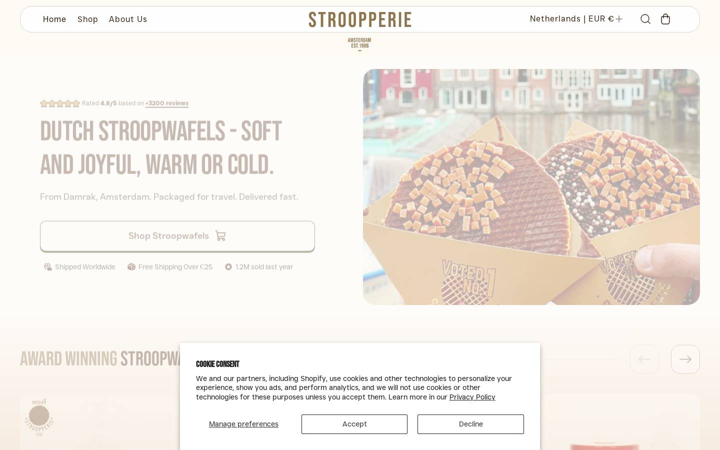 stroopperie.nl homepage screenshot
