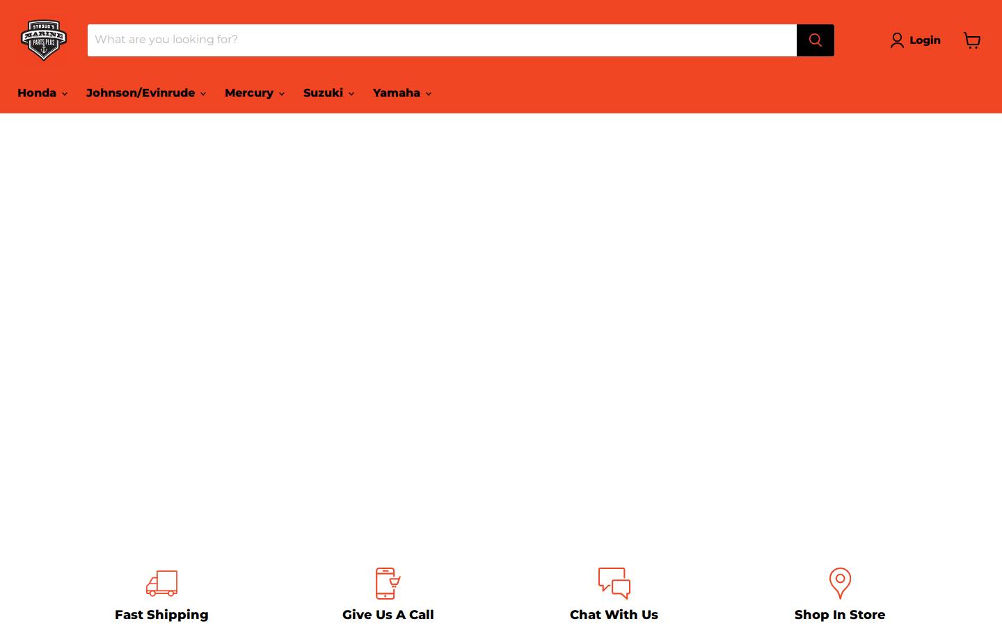 stroudsmarine.com homepage screenshot