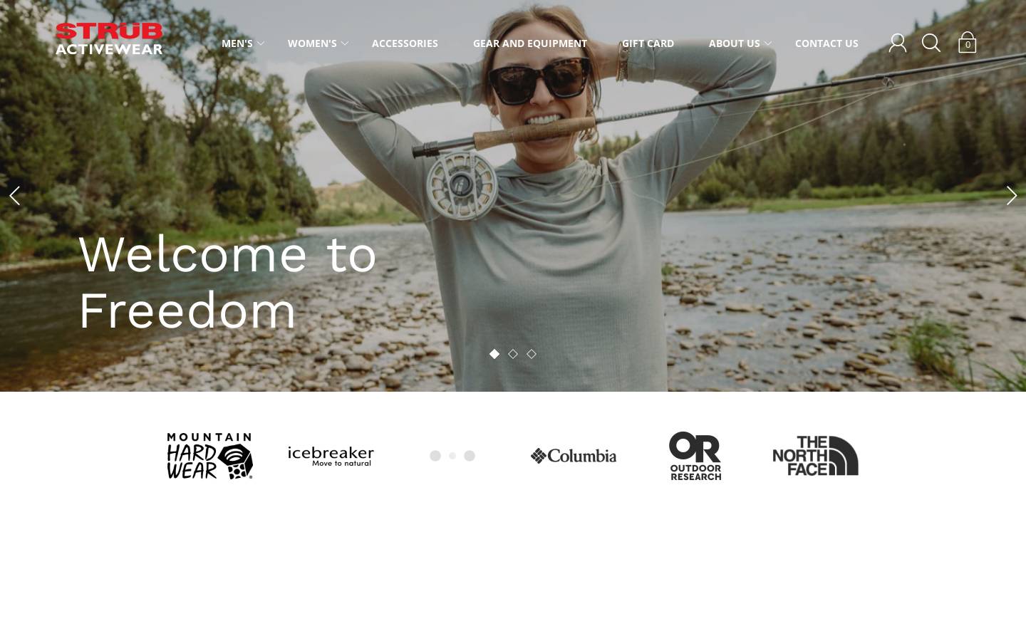 strub.ca homepage screenshot