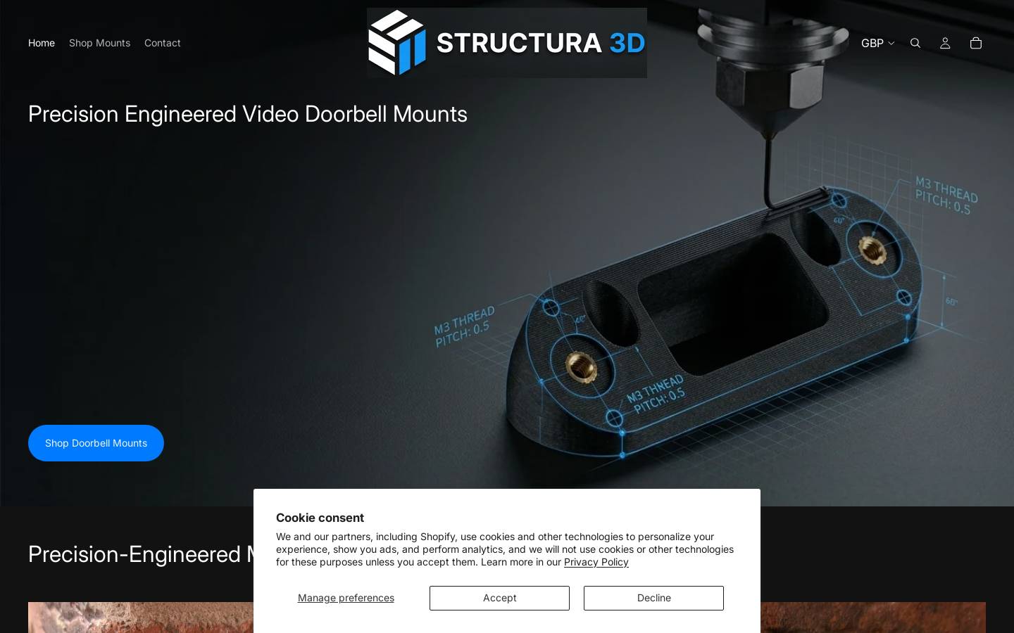 structura3d.com homepage screenshot