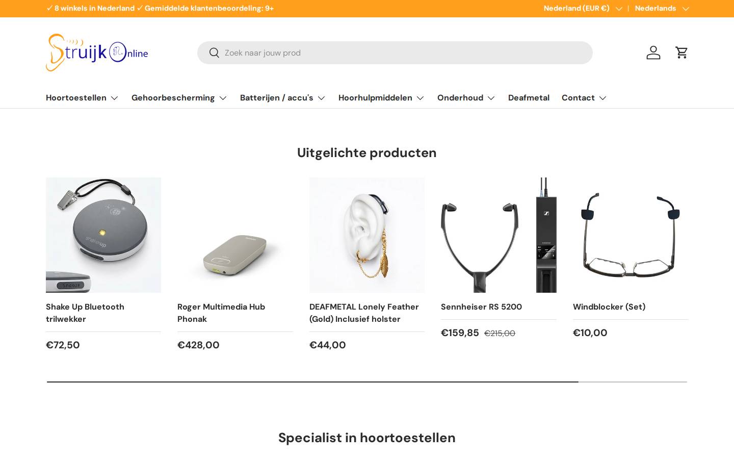Struijk Online homepage screenshot