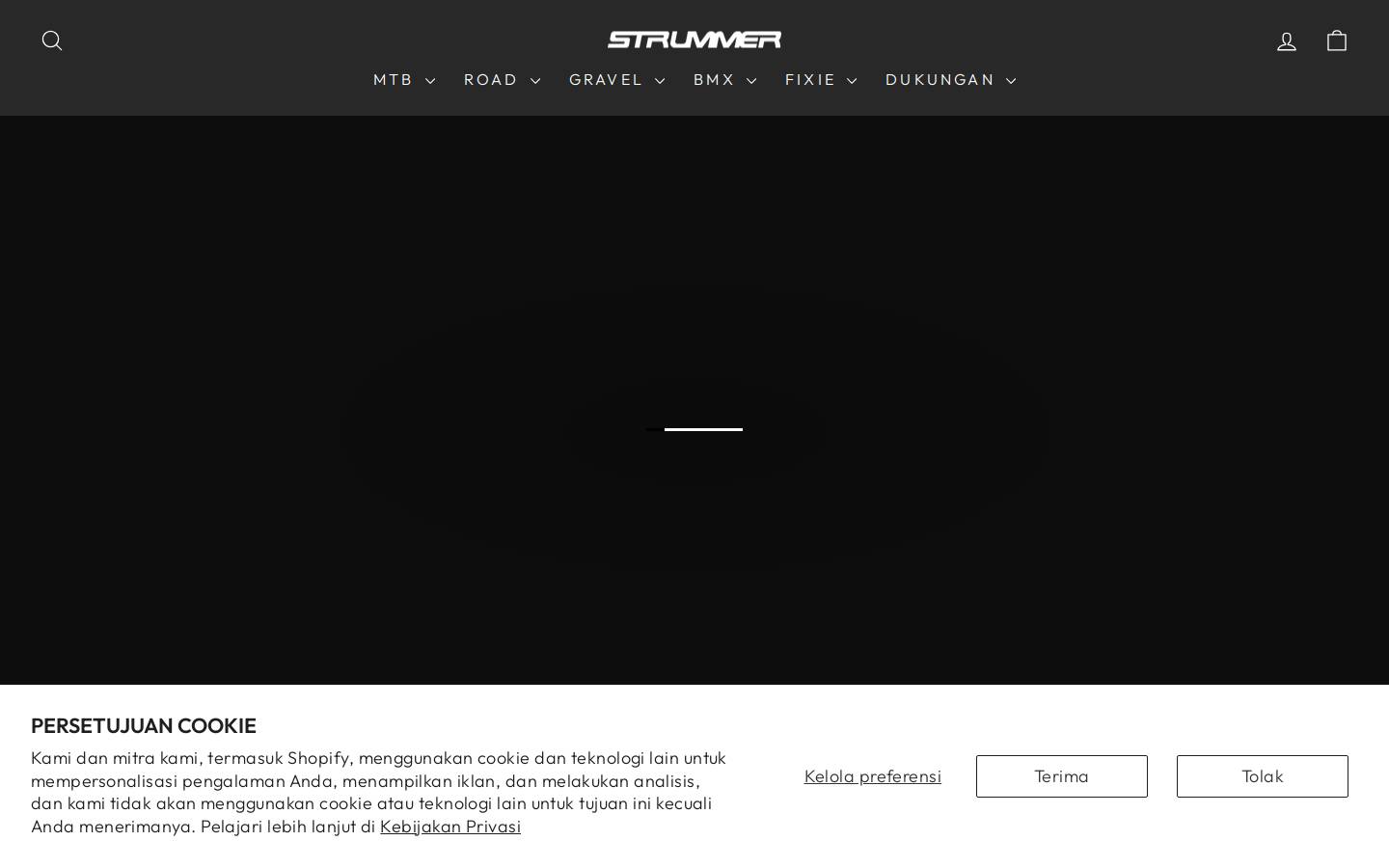 strummerbikes.com homepage screenshot