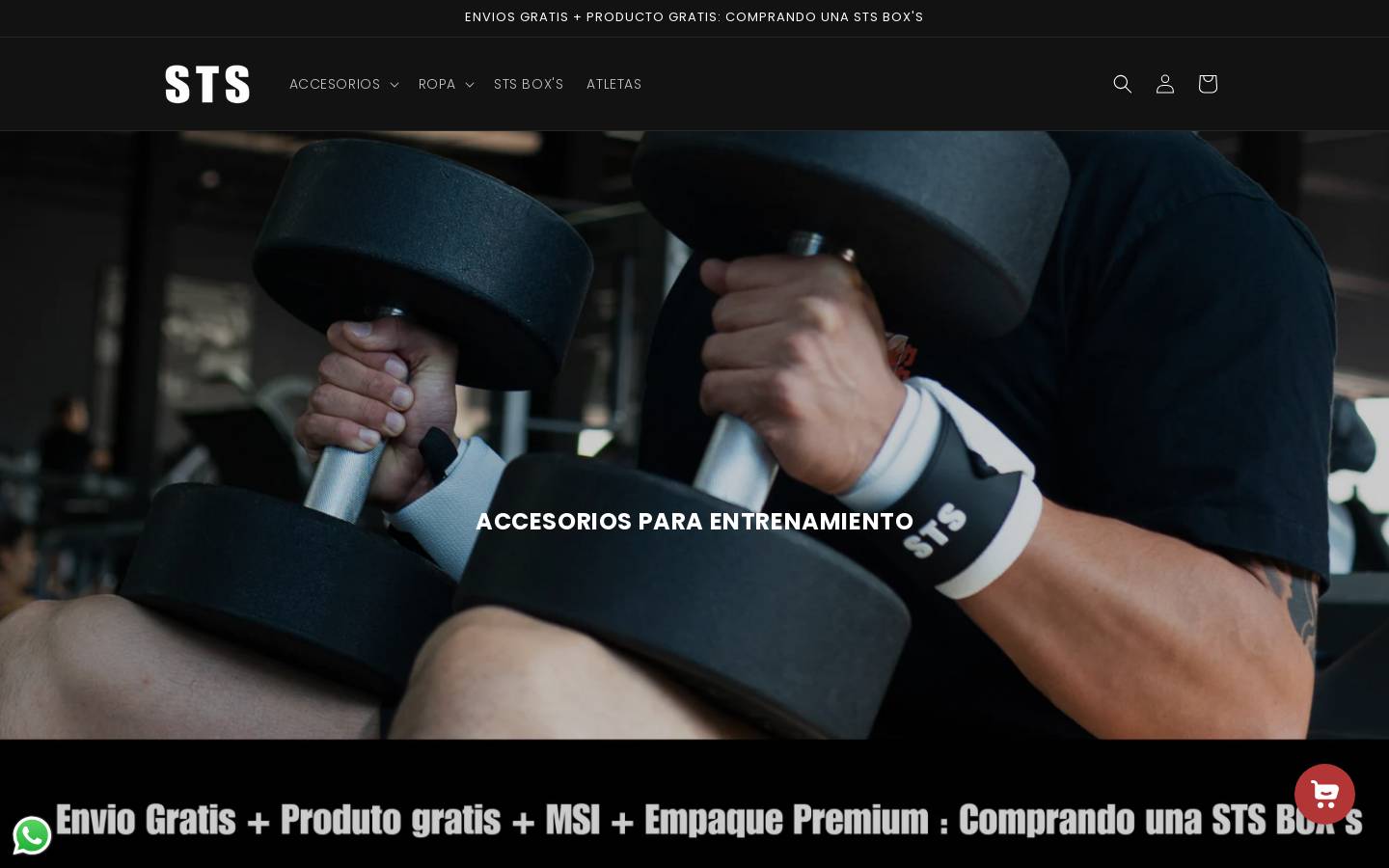 stsforfitness.com homepage screenshot
