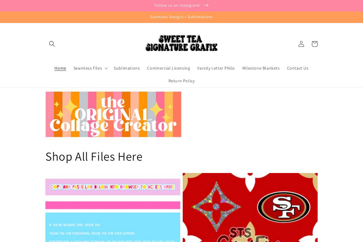 stsgrafix.com homepage screenshot