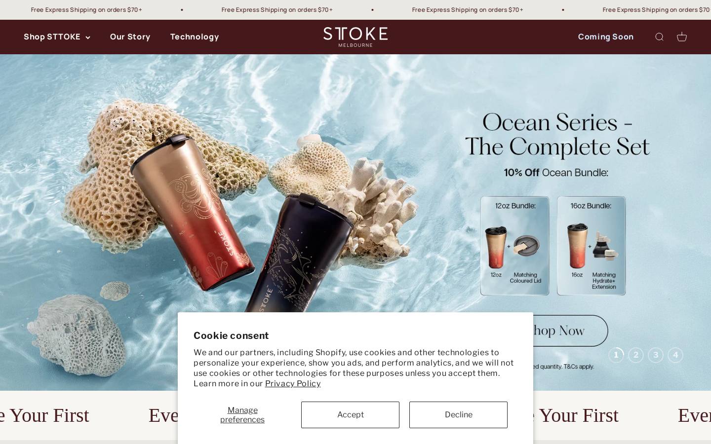 STTOKE INC. homepage screenshot