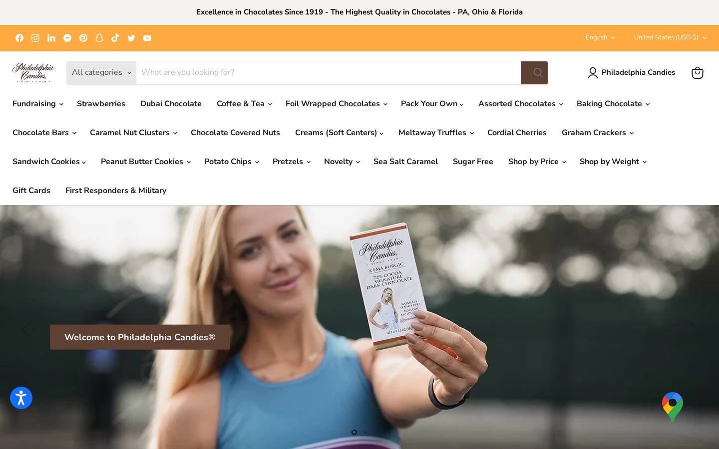 stuartchoc.com homepage screenshot