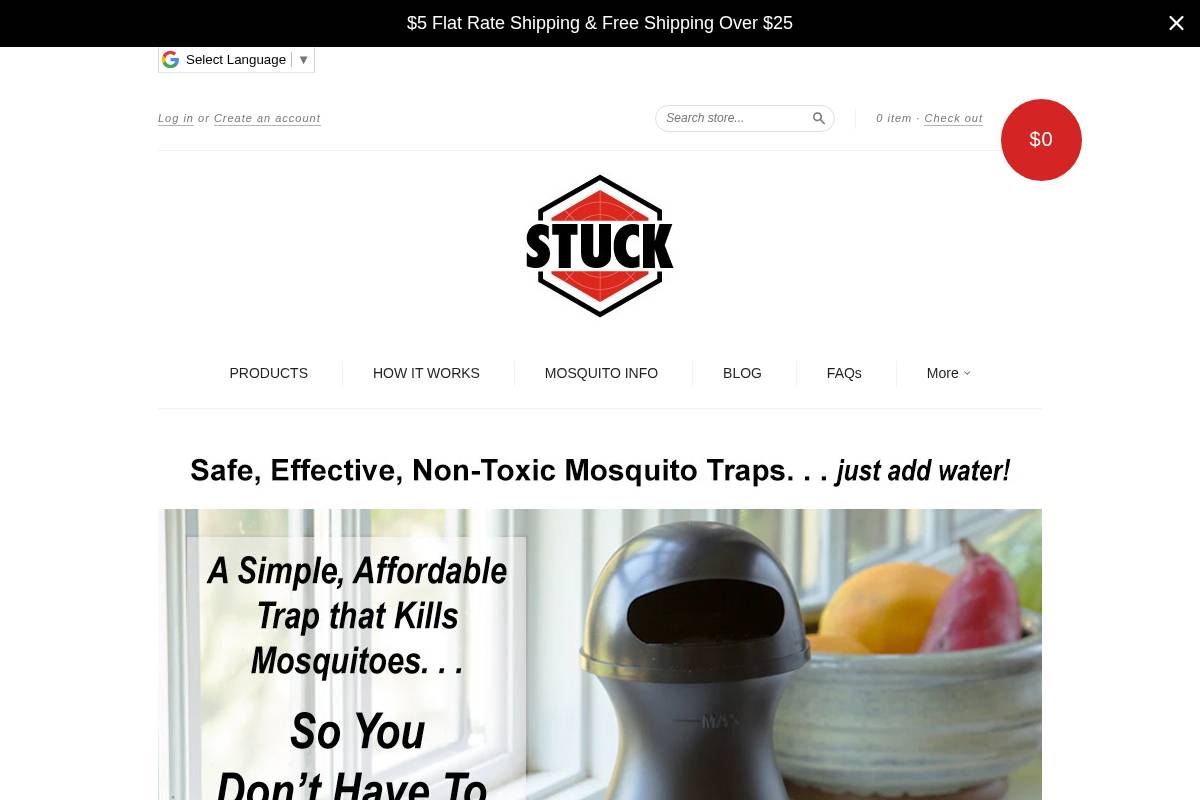 stuckbrands.com homepage screenshot