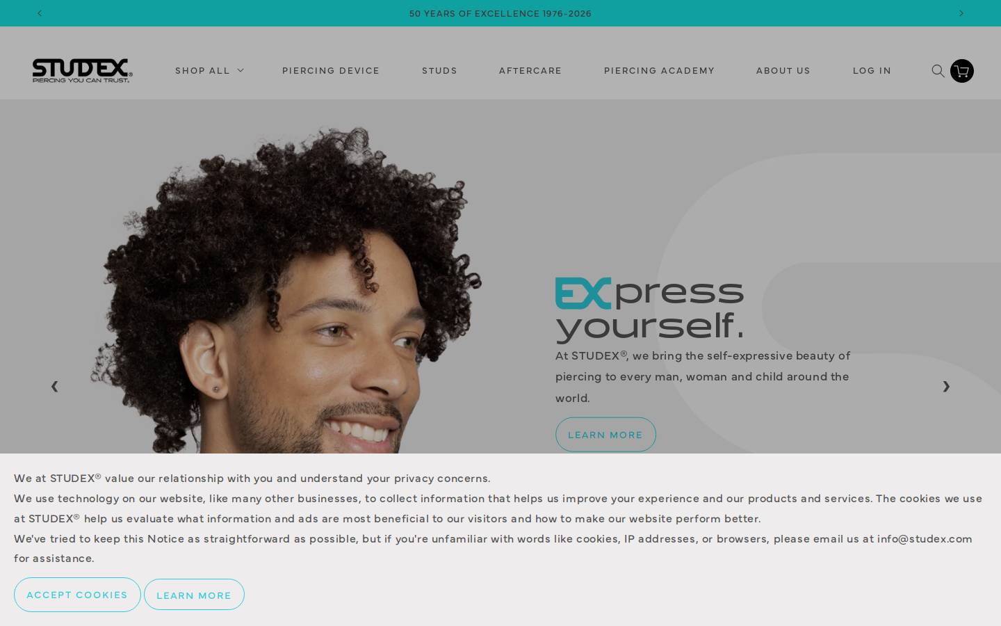 studex.com homepage screenshot