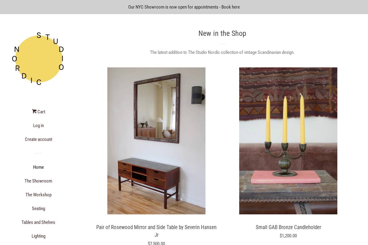 studio-nordic.com homepage screenshot