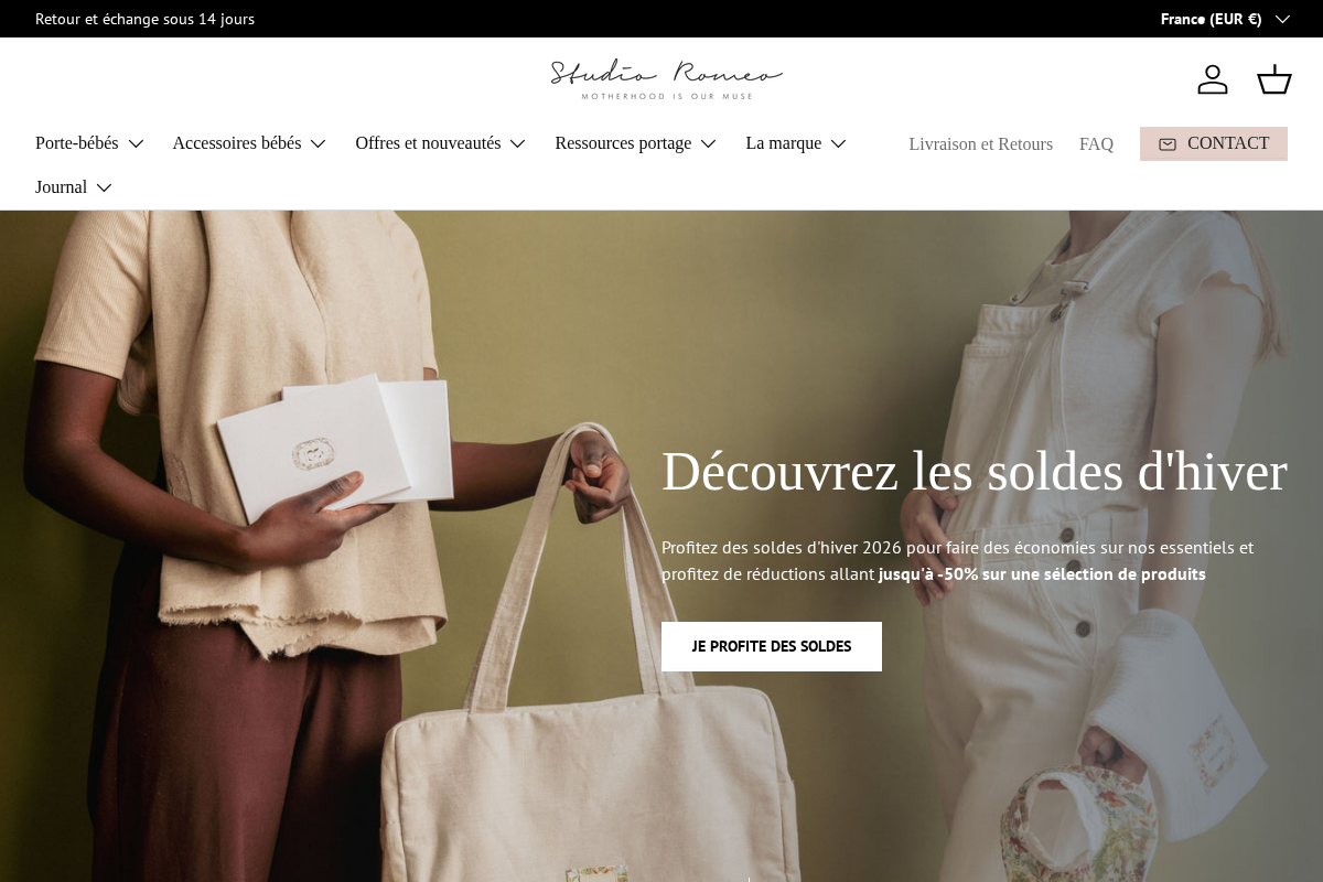 Studio Romeo homepage screenshot