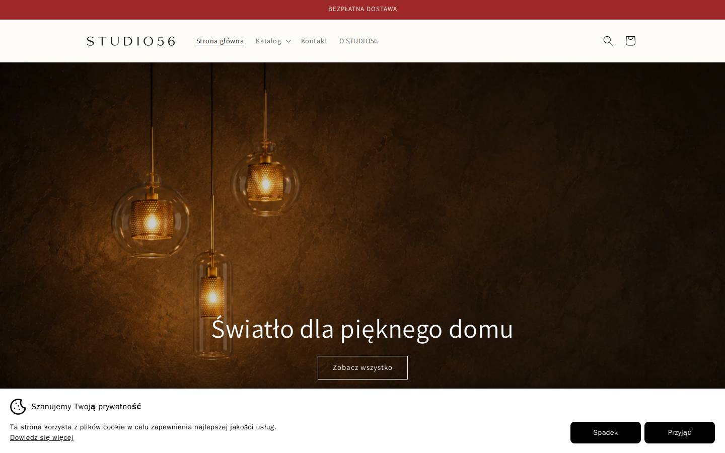 Studio56 homepage screenshot