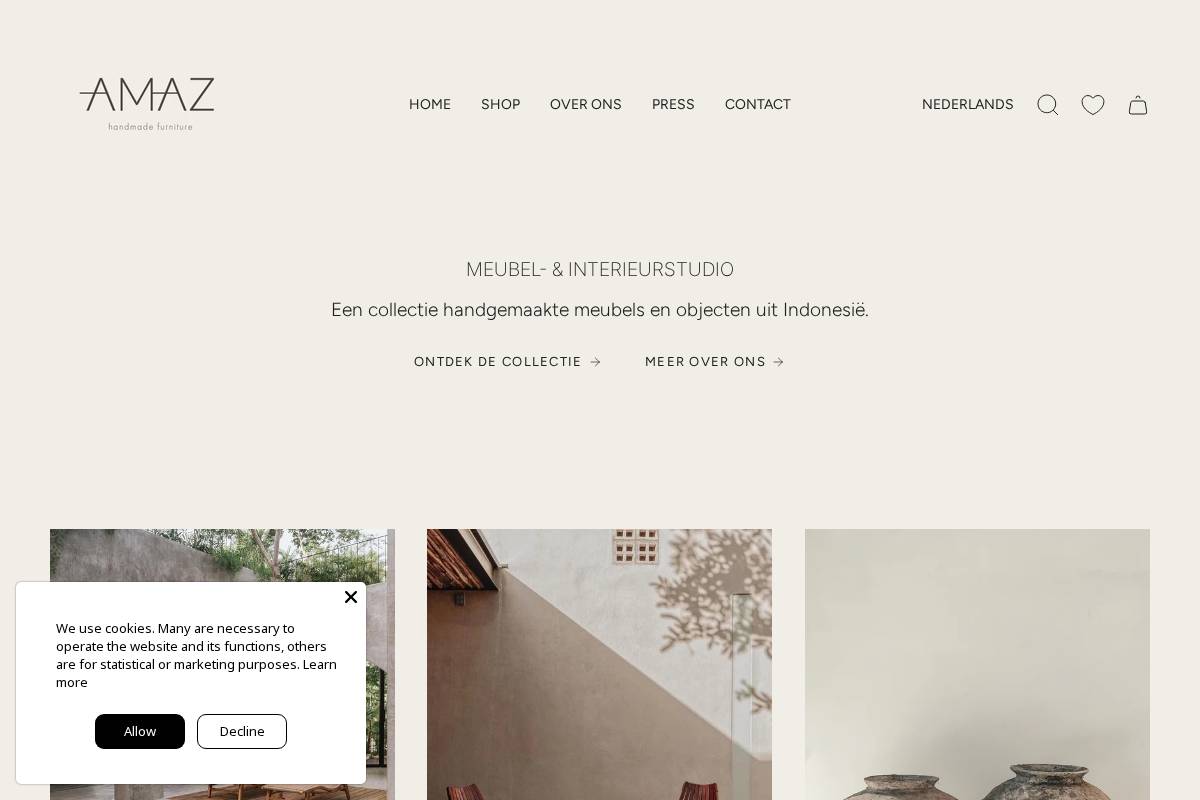 studioamaz.com homepage screenshot