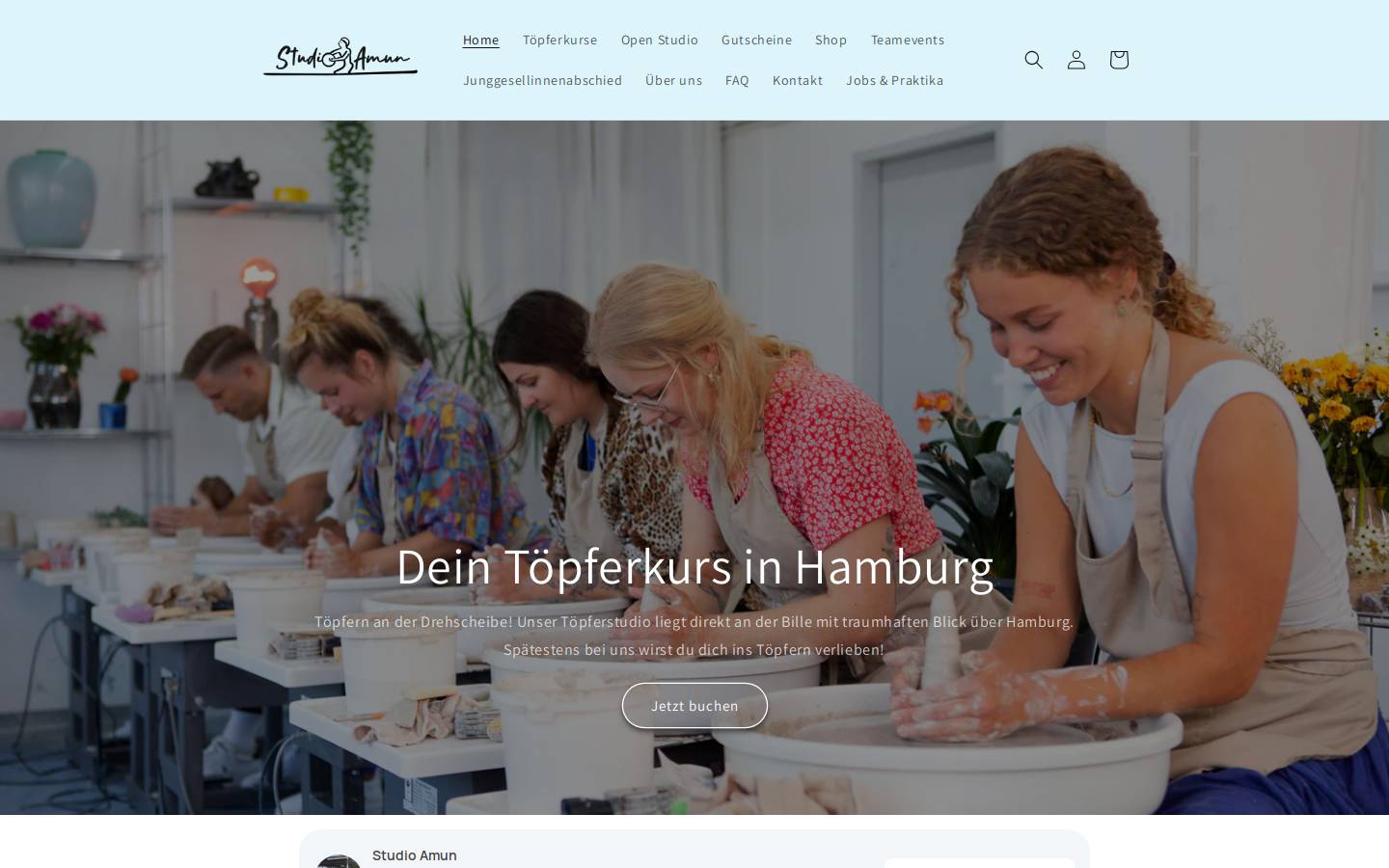 studioamun.de homepage screenshot