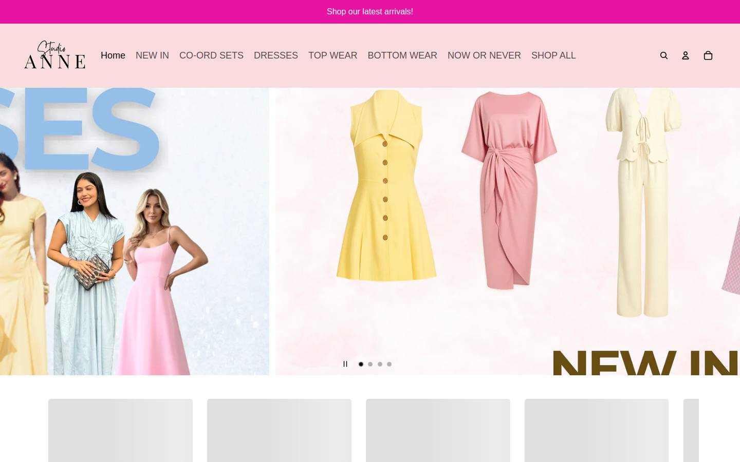studioanne.in homepage screenshot