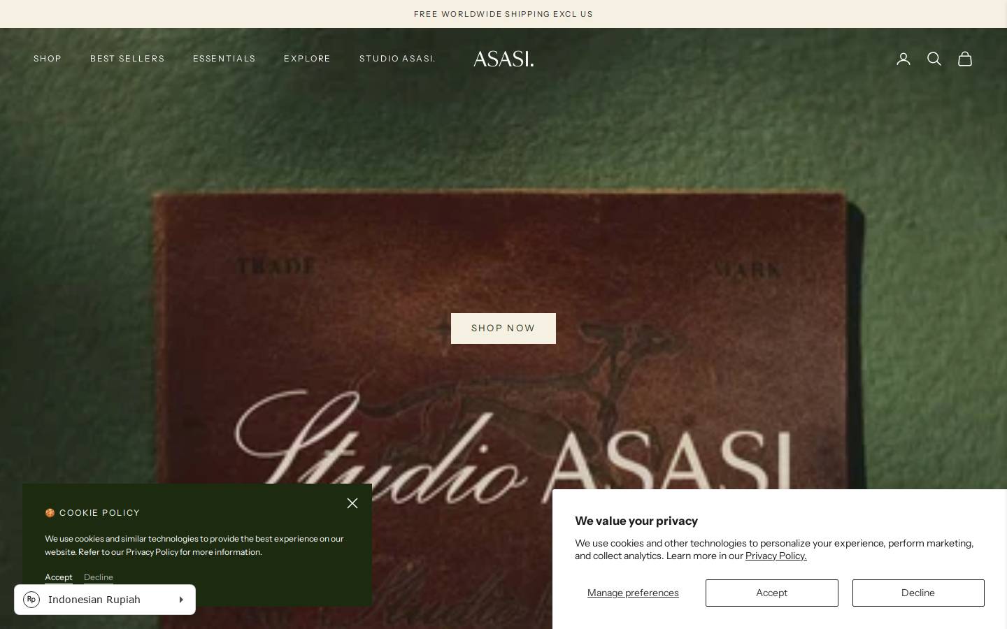 studioasasi.com homepage screenshot