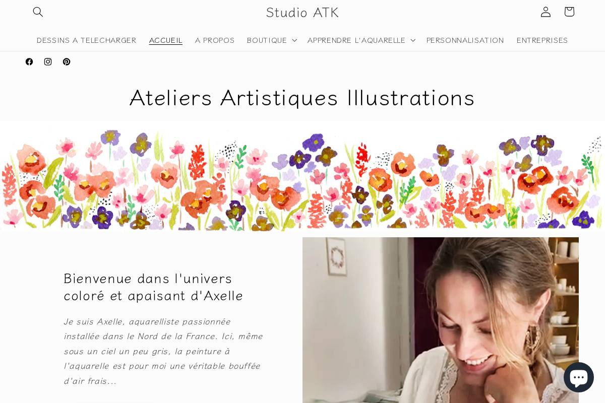 studioatk.fr homepage screenshot