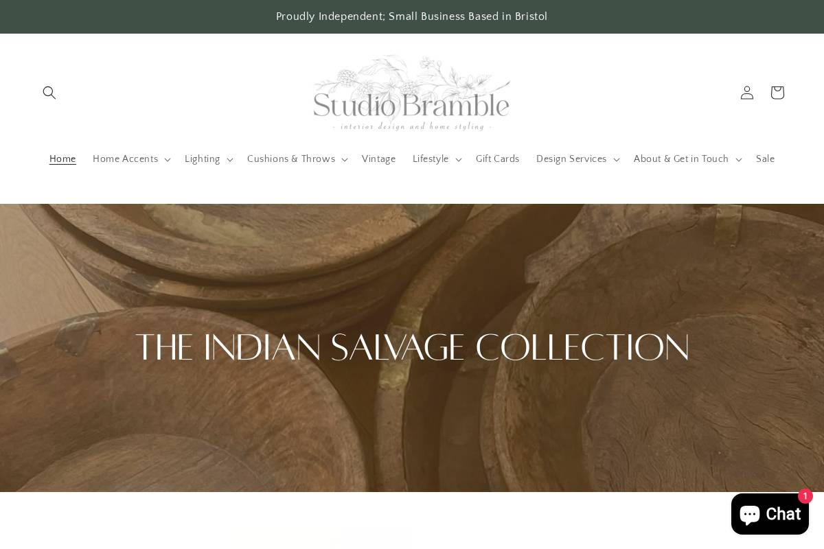 Studiobramble homepage screenshot