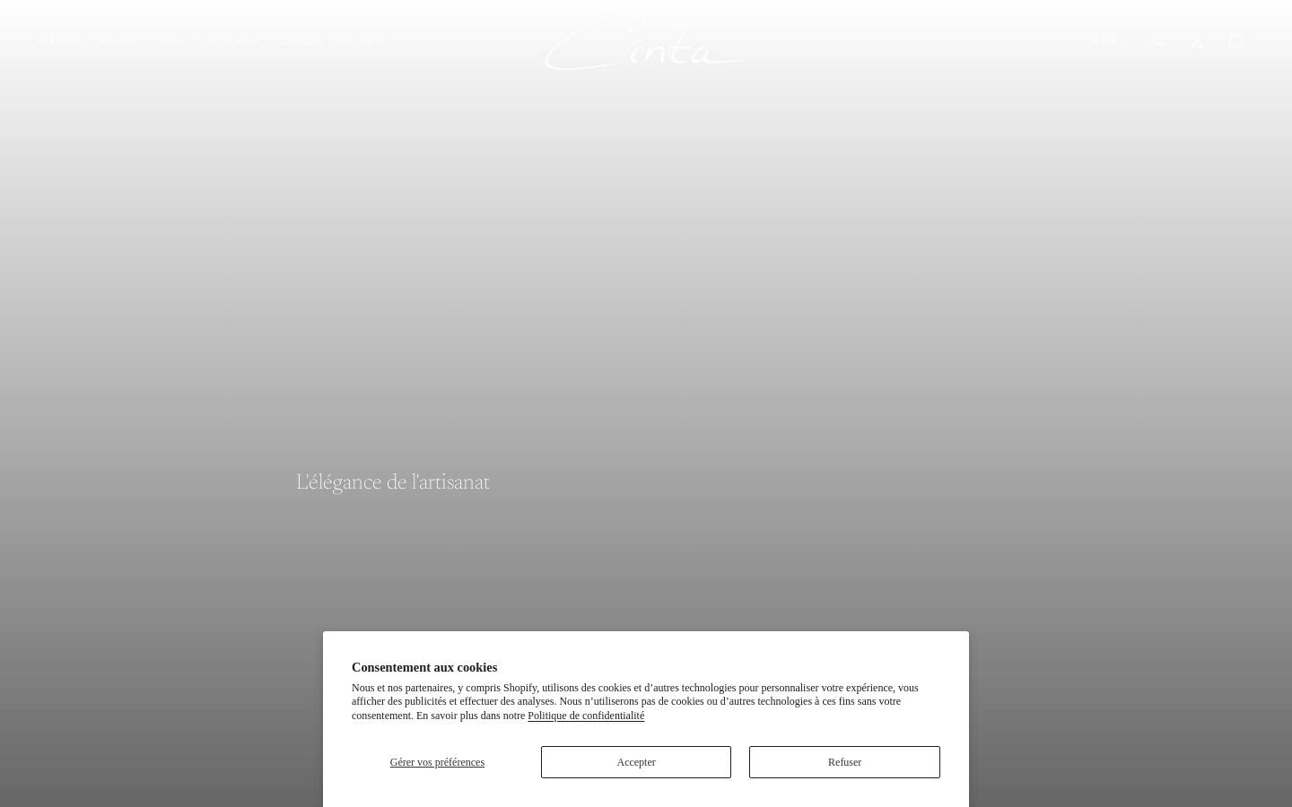 studiocinta.com homepage screenshot