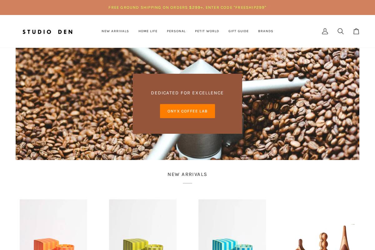 studioden.co homepage screenshot