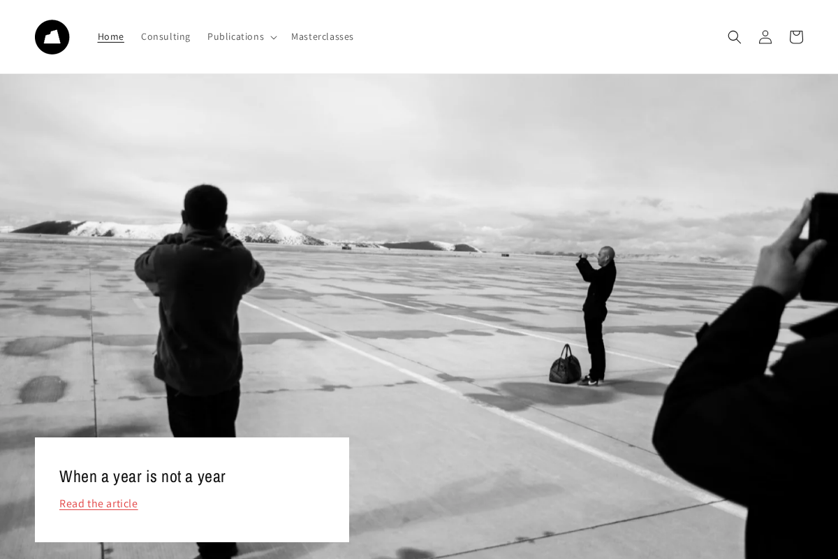 Studio D homepage screenshot