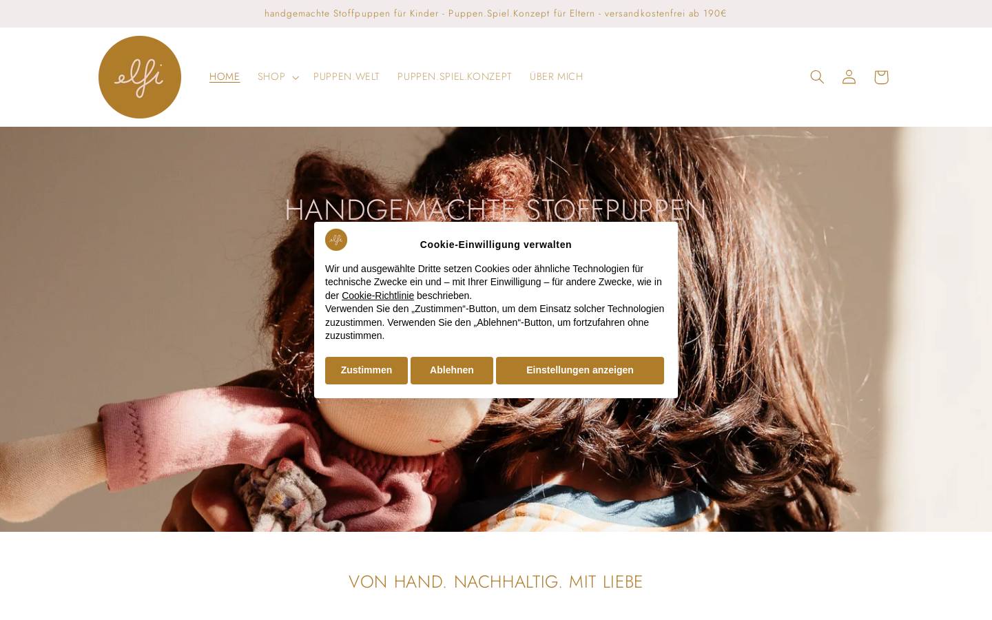 studioelfi.de homepage screenshot