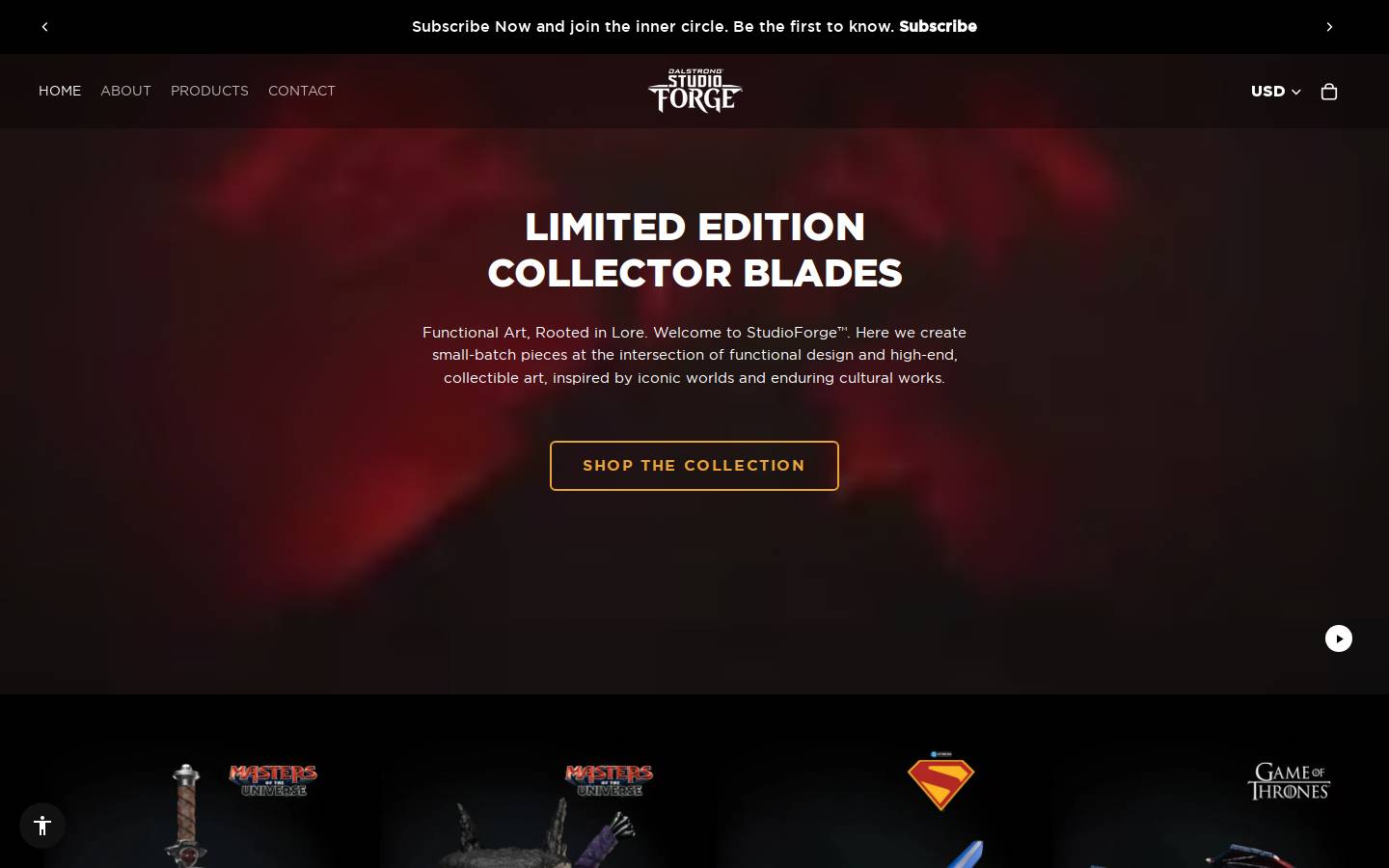 studioforge.com homepage screenshot